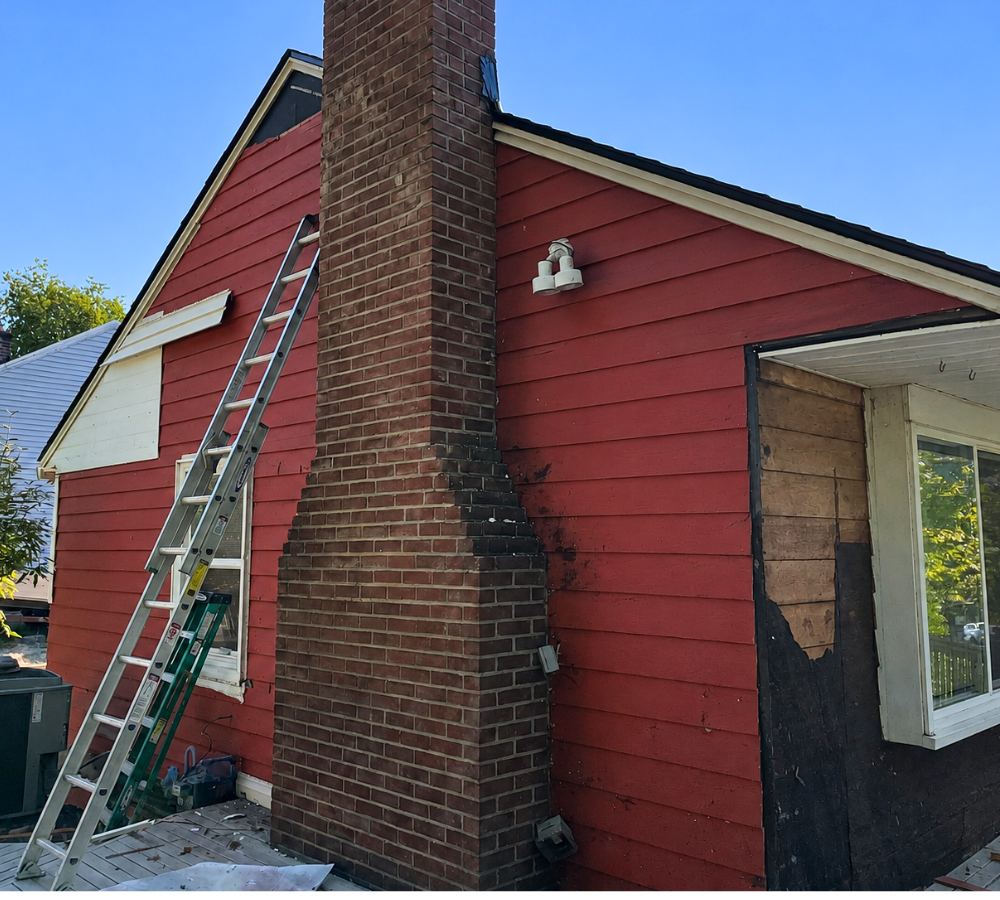 Outdated siding