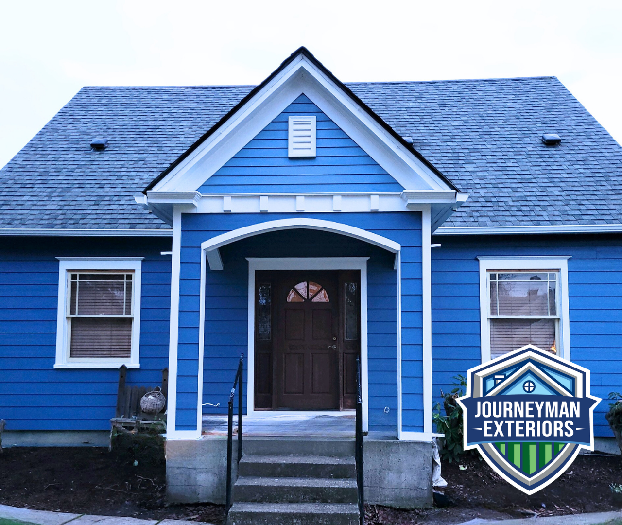 Bungalow exterior restoration in Vancouver, WA
