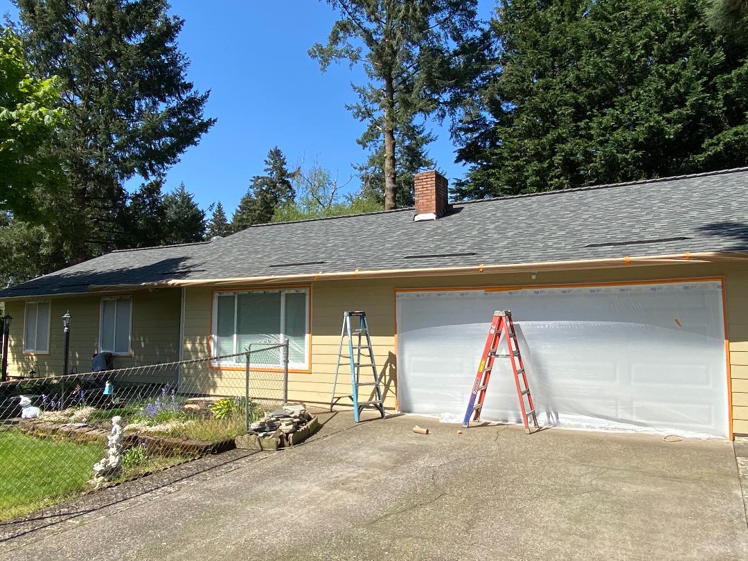 Work in Progress - Exclusive Video Update on our Dynamic Exterior Painting and Siding Project!
