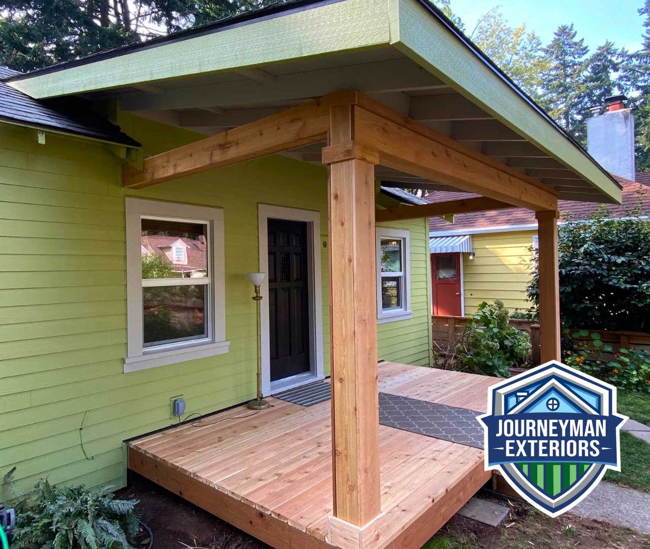 Elevated deck construction in Vancouver, WA