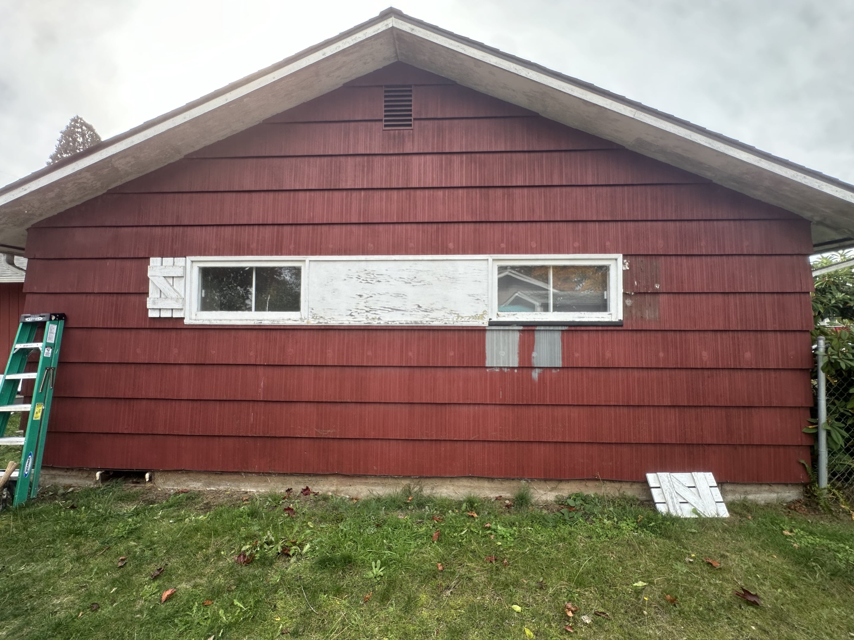 Outdated siding