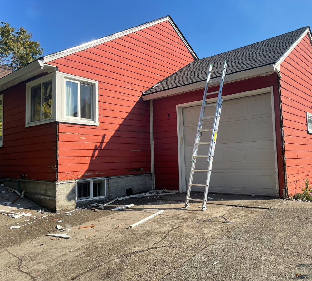 Outdated siding