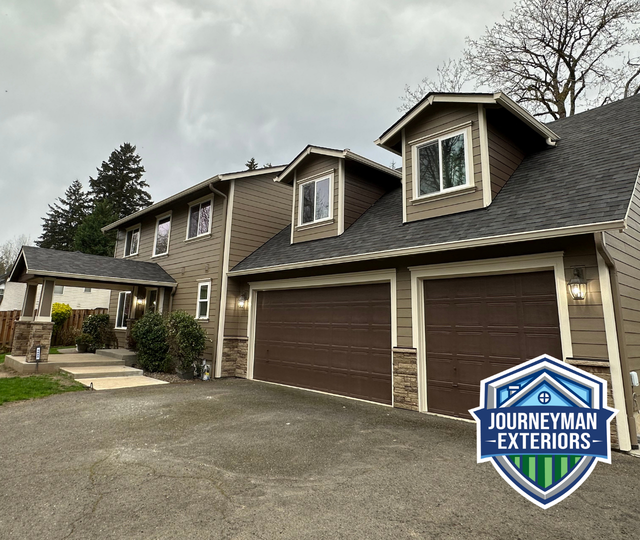Modern exterior remodel with energy-efficient upgrades in Vancouver, WA